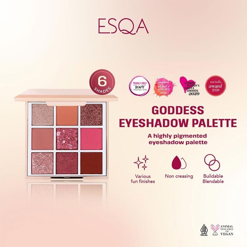 ESQA Pink Goddess Eyeshadow Palette Pink Goddess 9 g