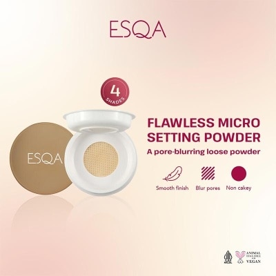 ESQA Flawless Setting Powder Vanilla 12 g