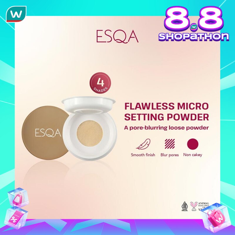 Esqa Flawless Micro Setting Powder Translucent 12g