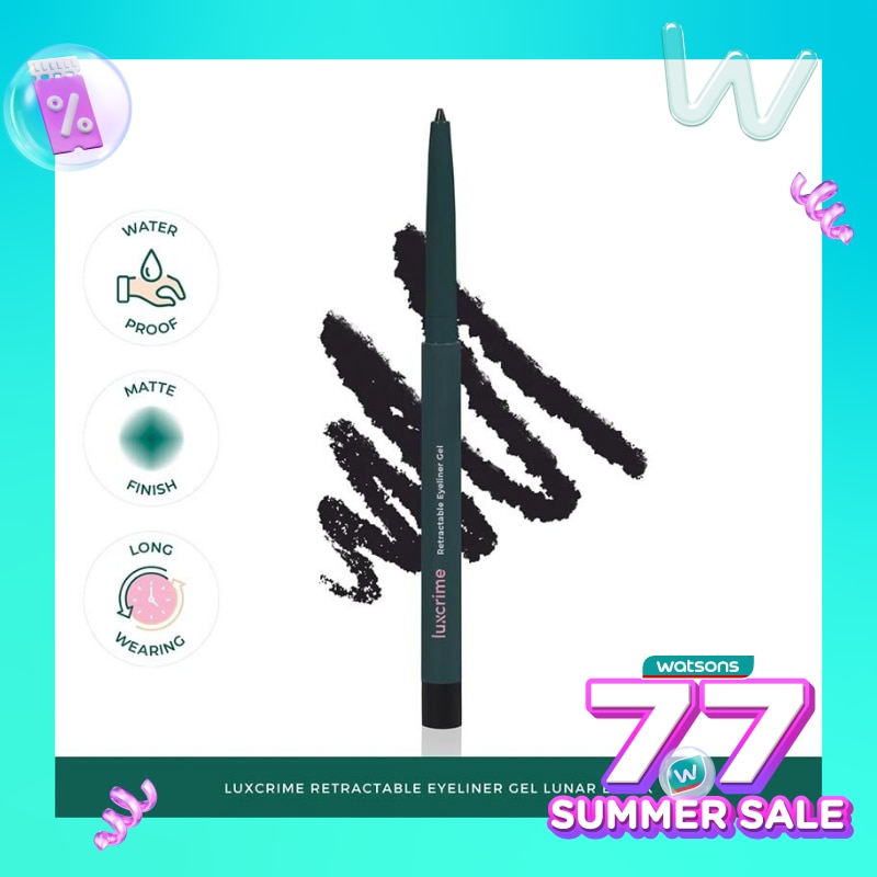 LUXCRIME Luxcrime Retractable Eyeliner Gel Lunar Black