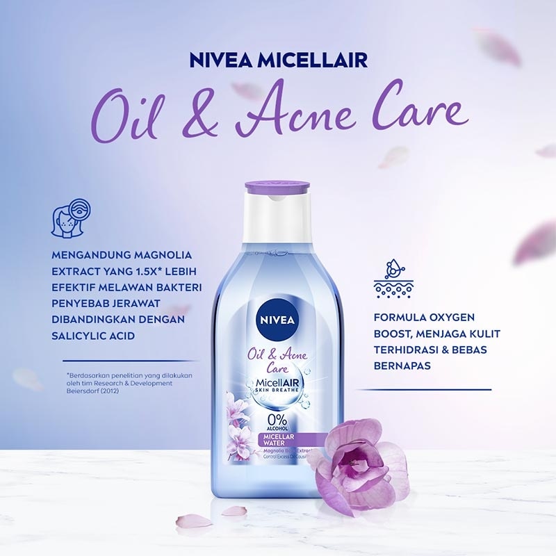 Nivea MicellAir Micellar Water Oil & Acne Care 400ml