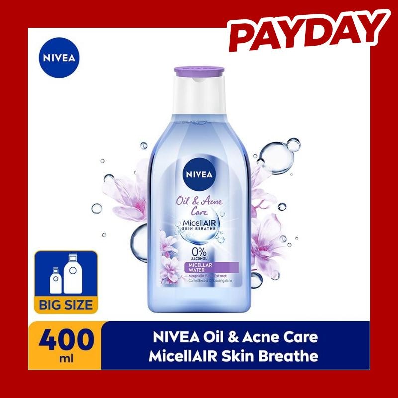 Nivea MicellAir Micellar Water Oil & Acne Care 400ml