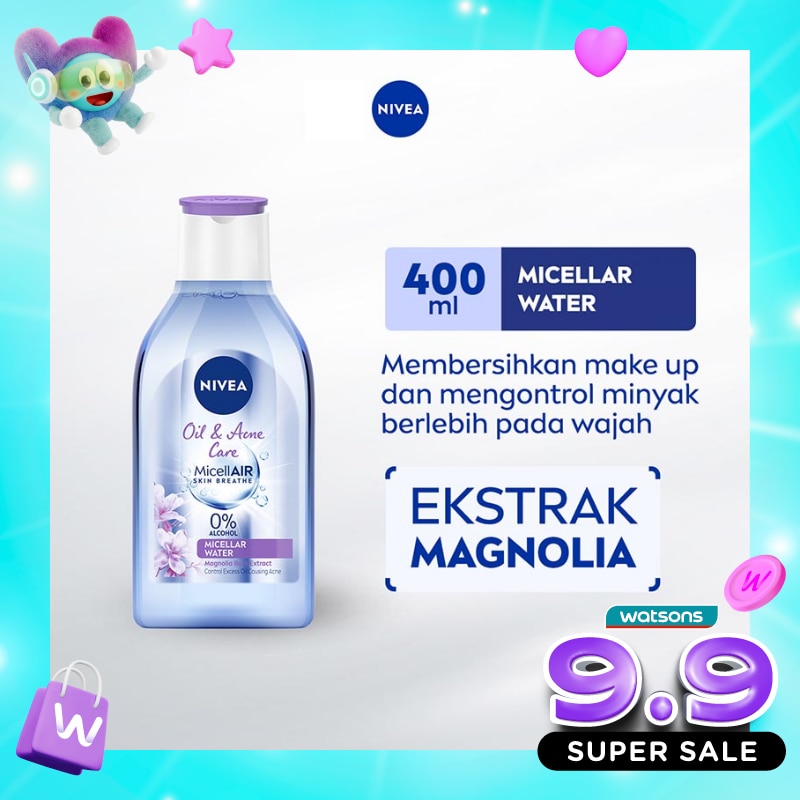 Nivea MicellAir Micellar Water Oil & Acne Care 400ml image