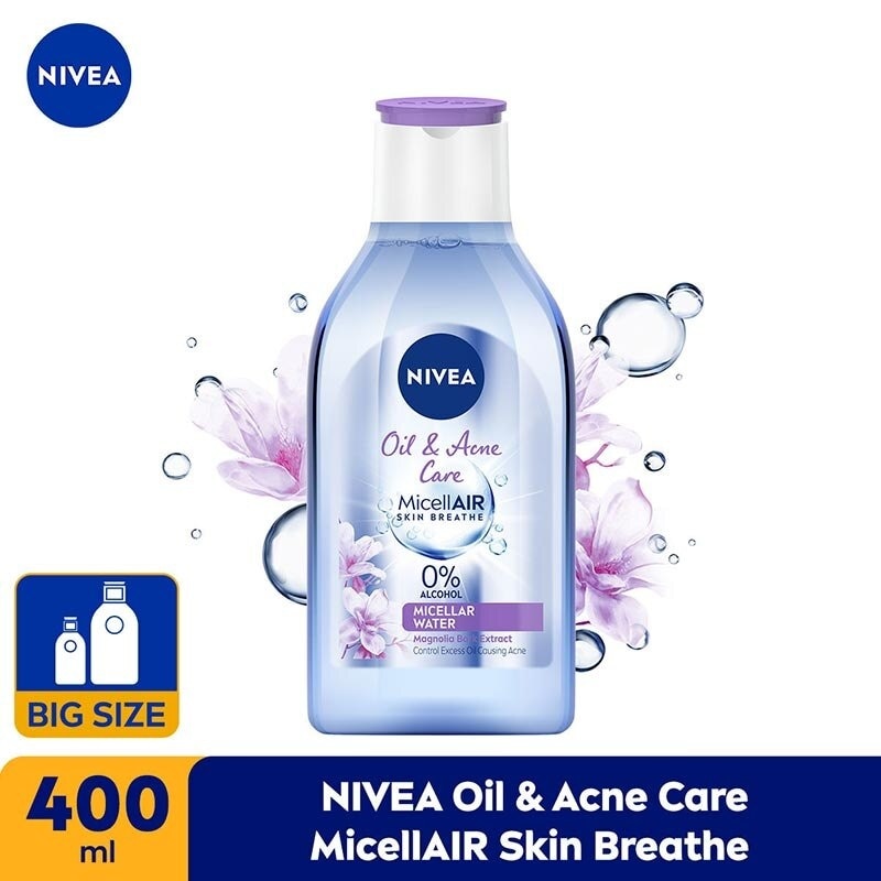 Nivea MicellAir Micellar Water Oil & Acne Care 400ml