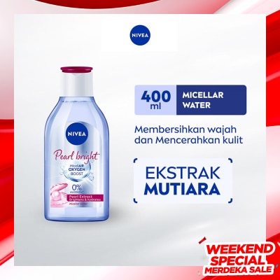 NIVEA Nivea Micellar Water Pearl Bright MicellAir Oxygen Boost 400ml