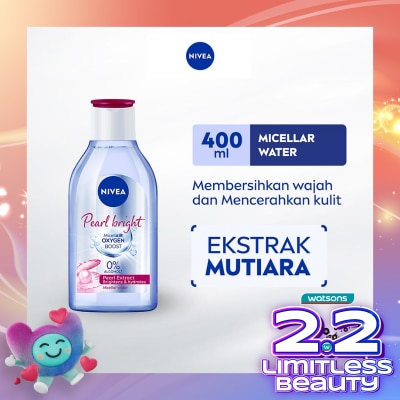 NIVEA Nivea Micellar Water Pearl Bright MicellAir Oxygen Boost 400ml