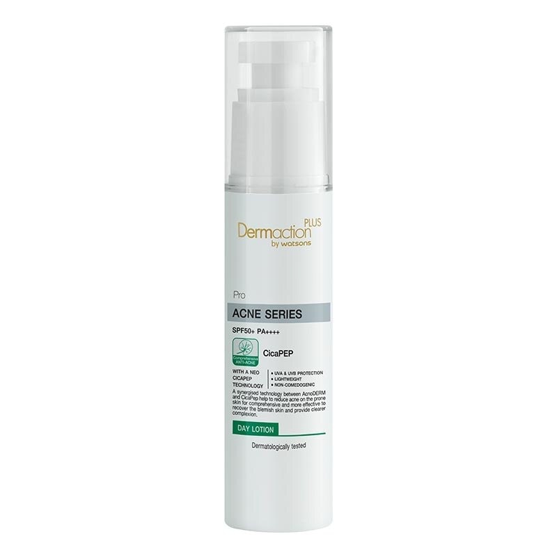 Dermaction Plus by Watsons Acne Series SPF 50+ PA ++++ Day Lotion 40ml