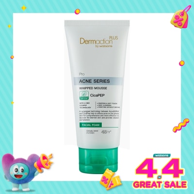 DERMACTION PLUS - Dermaction Plus by Watsons Acne Series Whipped Mousse Facial Foam 100ml