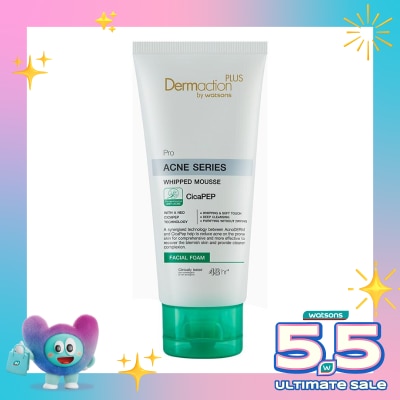 DERMACTION PLUS - Dermaction Plus by Watsons Acne Series Whipped Mousse Facial Foam 100ml