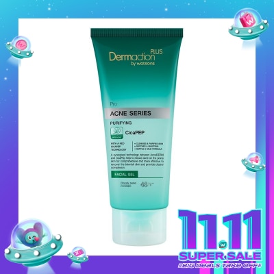 DERMACTION PLUS Dermaction Plus by Watsons Acne Series Purifying Facial Gel 100ml