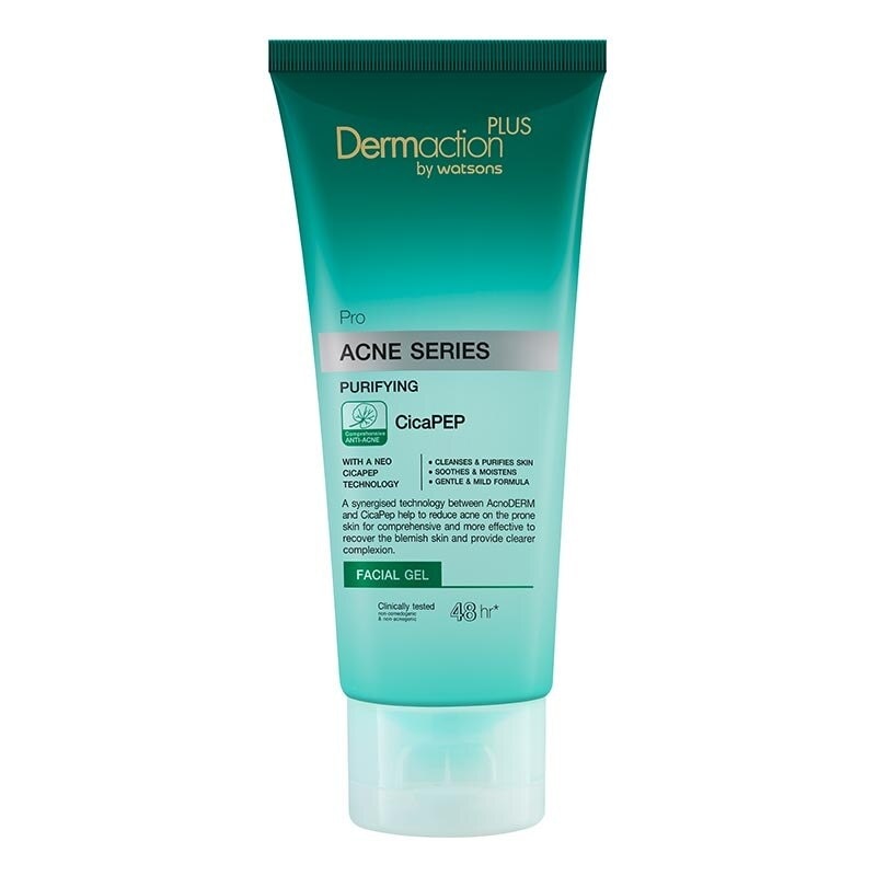 Dermaction Plus by Watsons Acne Series Purifying Facial Gel 100ml