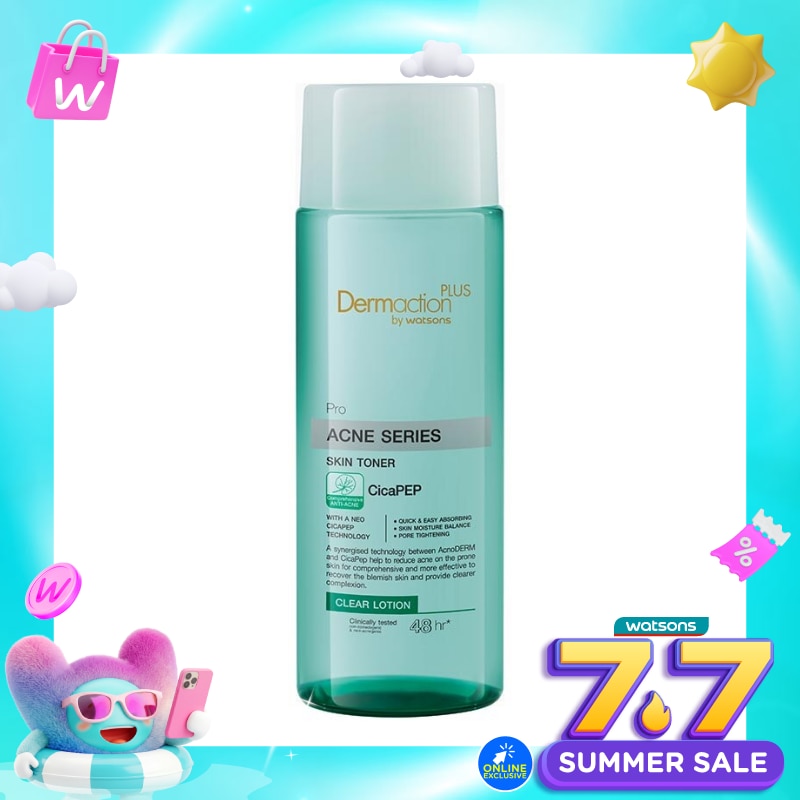 Dermaction Plus by Watsons Acne Series Skin Toner Clear Lotion 100ml