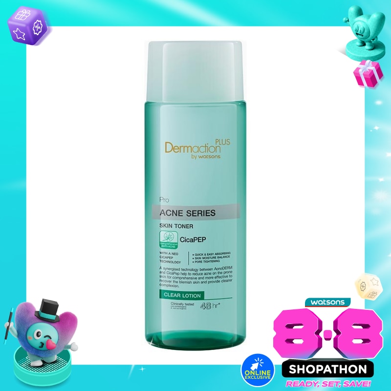 Dermaction Plus by Watsons Acne Series Skin Toner Clear Lotion 100ml image