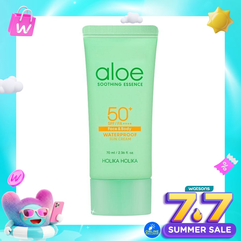 HOLIKA2 ALOE WATERPROOF SUN CREAM