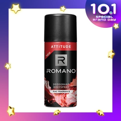 ROMANO Romano Deodorant Body Spray Fine Fragrance Attitude 150 Ml