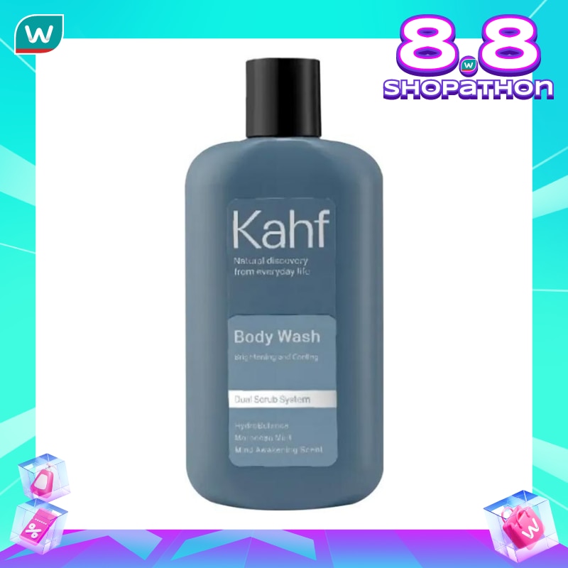 Promo Harga Kahf Body Wash Brightening and Cooling 200 ml - Watsons