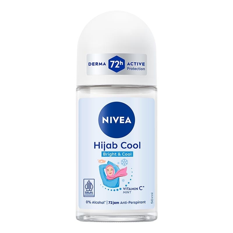 Nivea Brightening Hijab Cool Deodorant Roll On 50ml