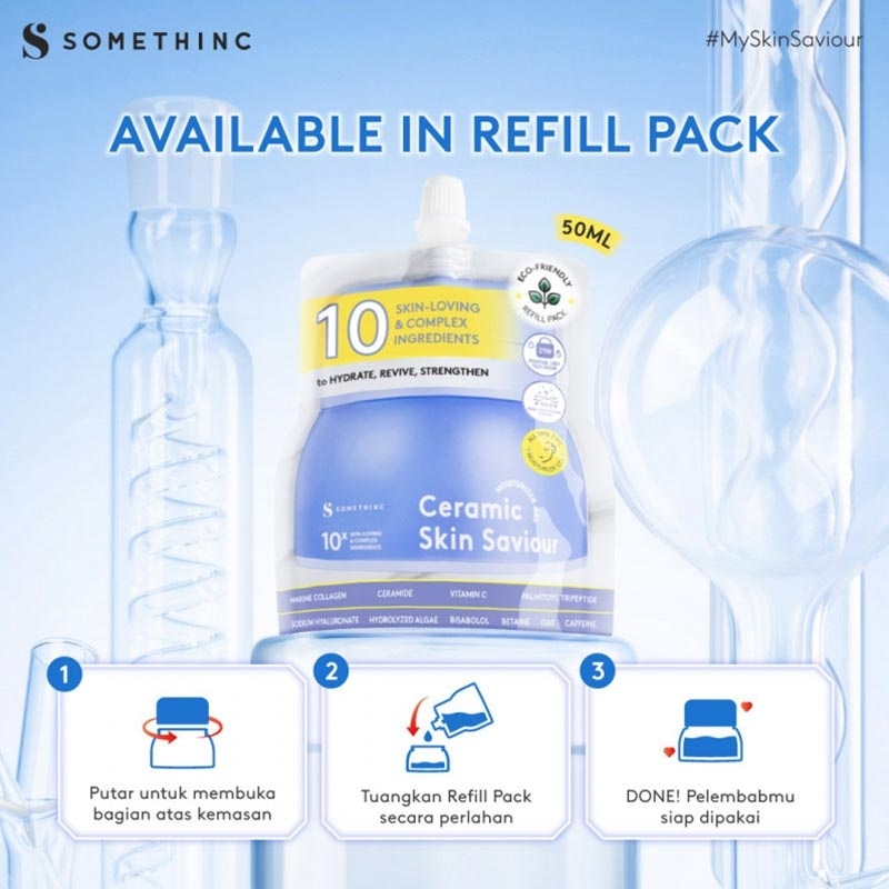 Somethinc (Refill) Ceramic Skin Saviour Moisturizer Gel - 50ml