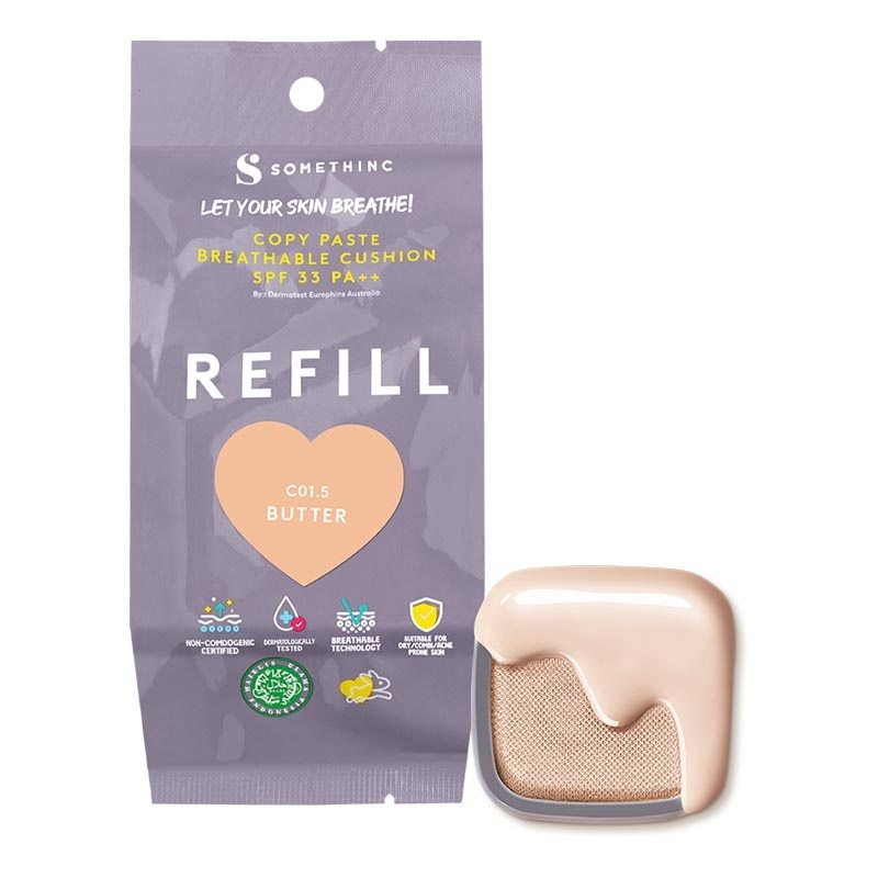 Somethinc (Refill) Copy Paste Breathable Cushion - Butter