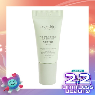 AVOSKIN Avoskin The Great Shield Sun-Essence SPF 50 PA++++ 5ml