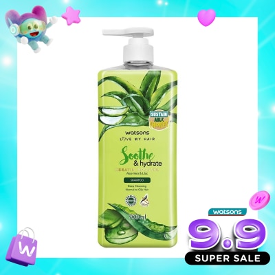 WATSONS COLLECTION - Soothe & Hydrate Aloe Vera & Lilac Shampoo 700Ml image