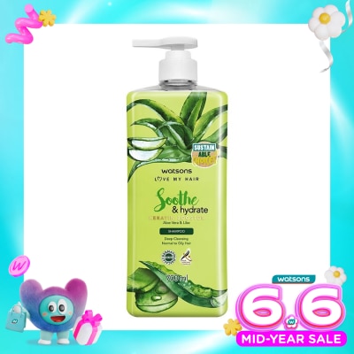 WATSONS COLLECTION - Soothe & Hydrate Aloe Vera & Lilac Shampoo 700Ml