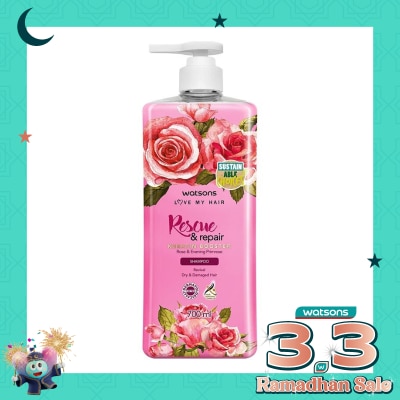 WATSONS Rescue & Repair Rose & Evening Primrose Shampoo 700Ml