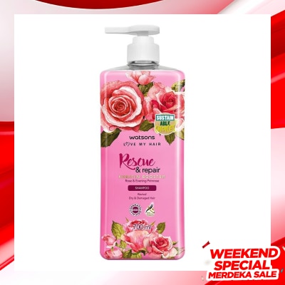 WATSONS Watsons Rescue & Repair Rose & Evening Primrose Shampoo 700Ml