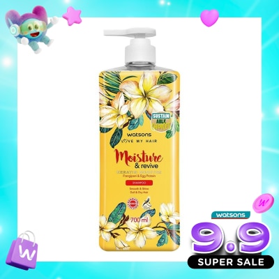 WATSONS COLLECTION - Moisture & Revive Frangipani & Egg Protein Shampoo 700Ml image