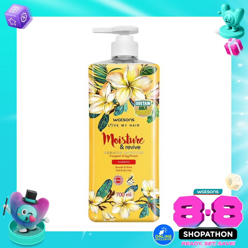Moisture & Revive Frangipani & Egg Protein Shampoo 700Ml image