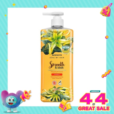WATSONS - Smooth & Sleek Ylang-Ylang & Coconutt Shampoo 700Ml