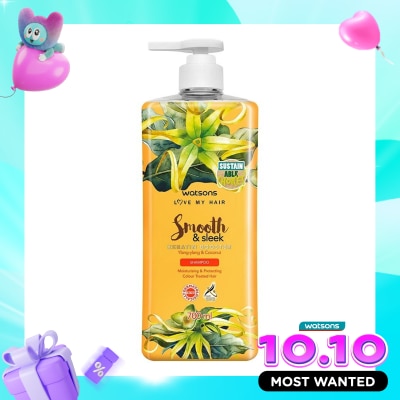WATSONS COLLECTION Smooth & Sleek Ylang Ylang & Coconutt Shampoo 700Ml image