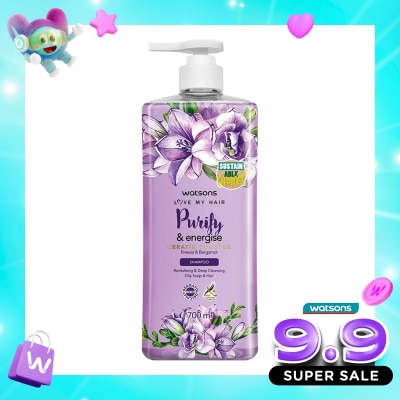 WATSONS COLLECTION - Purify & Energise Freesia & Bergamot Shampoo 700Ml image