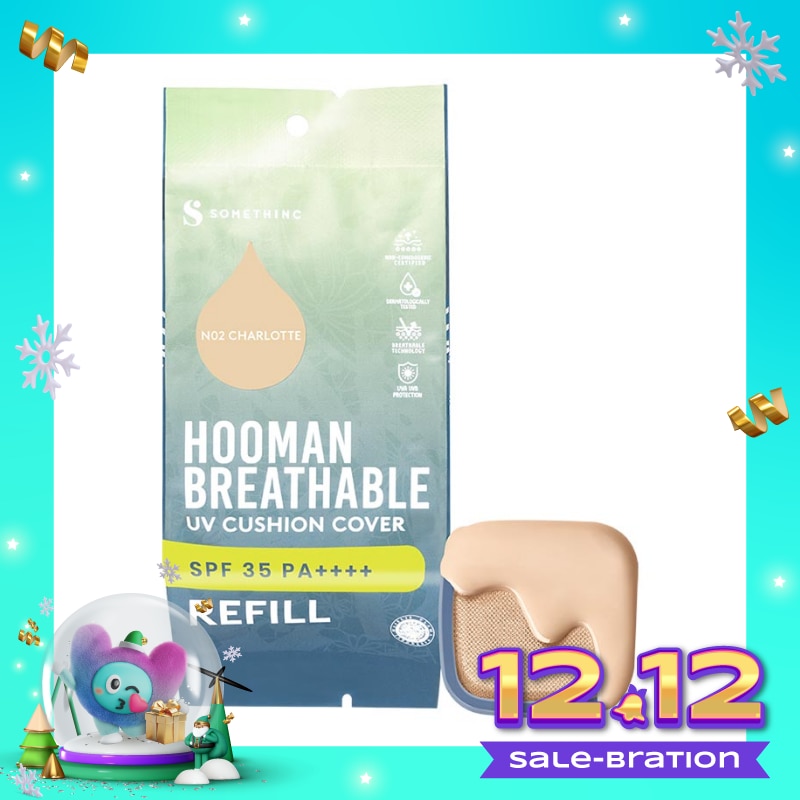 SOMETHINC Somethinc (Refill) Hooman Breathable UV Cushion Cover SPF35 Pa++++ - N02 Charlotte