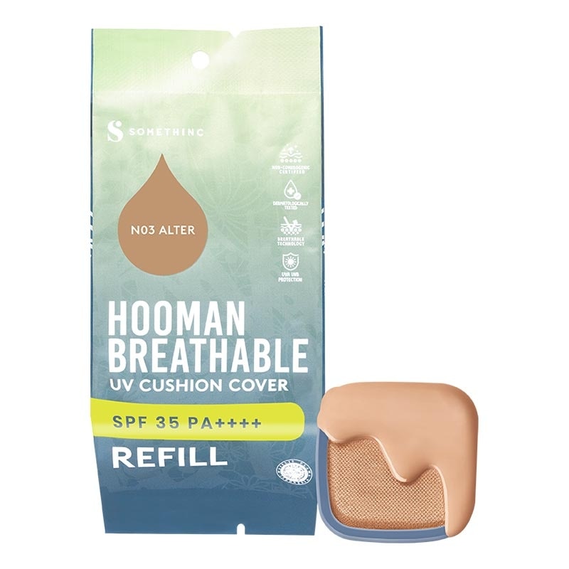 Somethinc (Refill) Hooman Breathable UV Cushion Cover SPF35 Pa++++ - N03 Alter