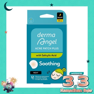DERMA ANGEL Salicylic Acid Acne Patch Night 12