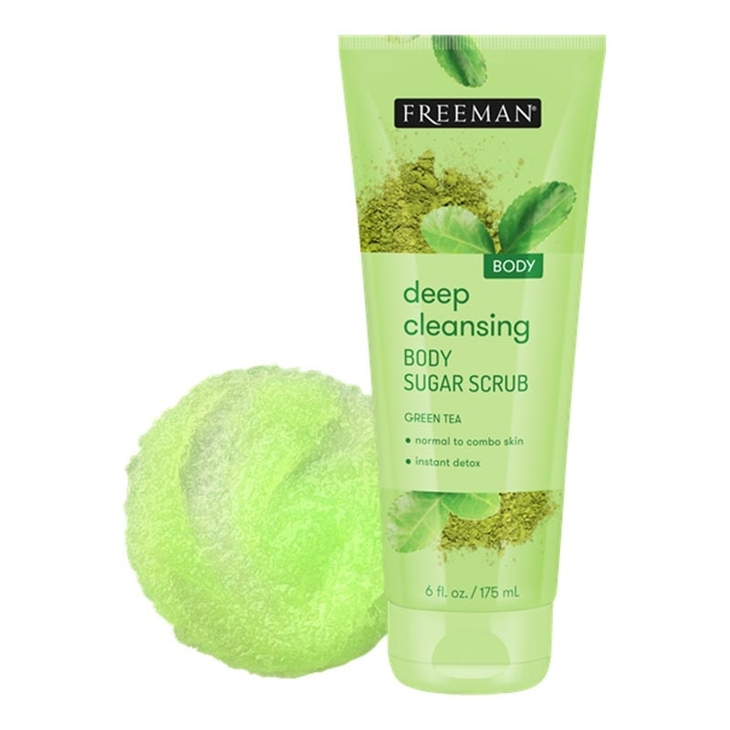 Freeman Deep Cleansing Green Tea Body Sugar Scrub 175ml