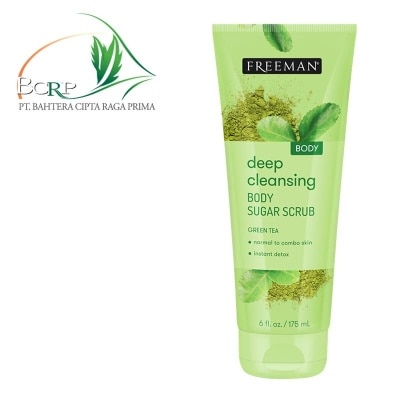 FREEMAN Freeman Deep Cleansing Green Tea Body Sugar Scrub 175ml