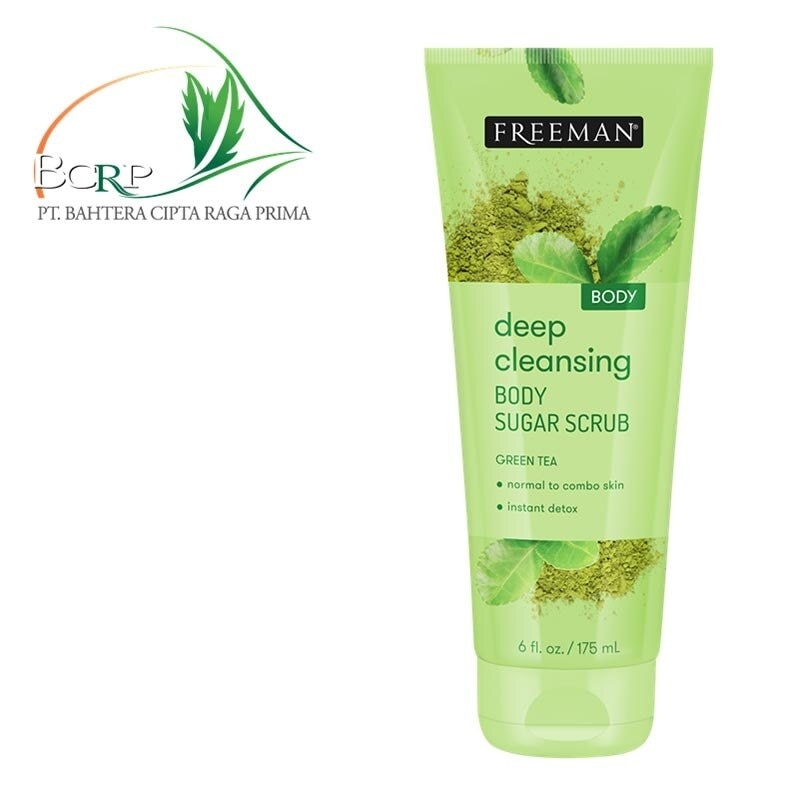 Freeman Deep Cleansing Green Tea Body Sugar Scrub 175ml