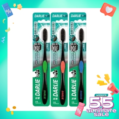 DARLIE Darlie Toothbrush Nano Charcoal Clean 3''S