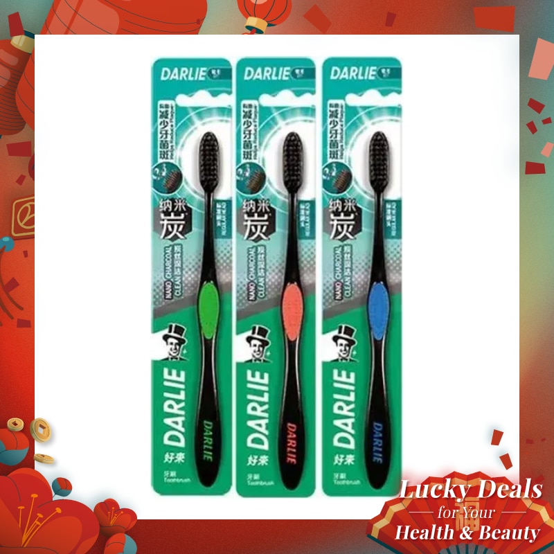 Darlie Toothbrush Nano Charcoal Clean 3''S