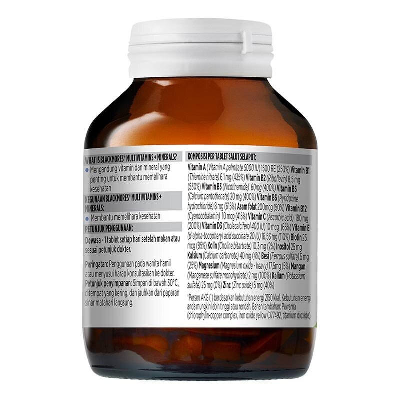 Multivitamins + Minerals Tablet 60'S image