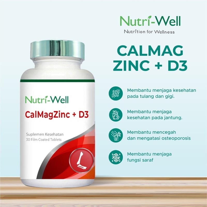 Cal Mag Zinc + D3 400 IU Tablet 30'S