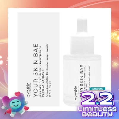 AVOSKIN Your Skin Bae Serum Mandelic Acid 5% + Panthenol + Perilla Extract 30 ml