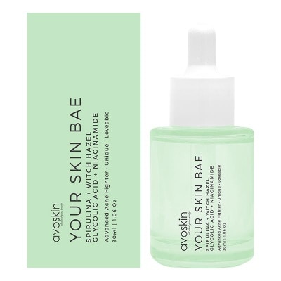 AVOSKIN Your Skin Bae Serum Spirulina + Witch Hazel + Glycolic Acid + Niacinamide 30 ml