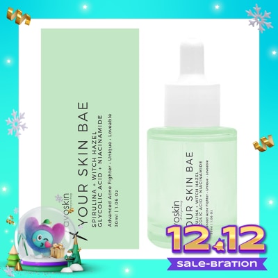 AVOSKIN Your Skin Bae Serum Spirulina + Witch Hazel + Glycolic Acid + Niacinamide 30 ml
