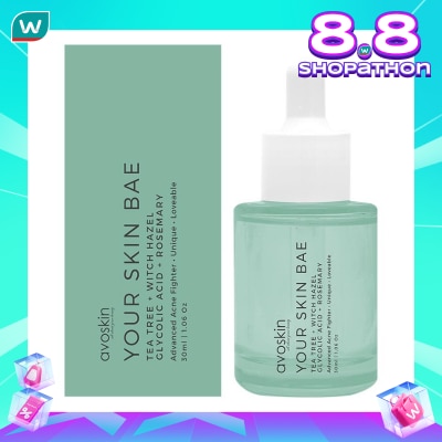 AVOSKIN Your Skin Bae Serum Tea Tree + Witch Hazel + Glycolic Acid + Rosemary 30 ml