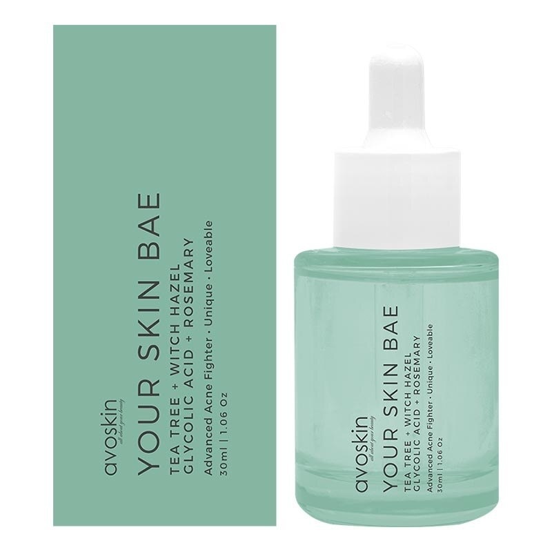 Your Skin Bae Serum Tea Tree + Witch Hazel + Glycolic Acid + Rosemary 30 ml