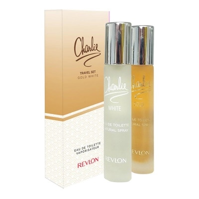 REVLON Revlon Charlie  Eau De Toillete Travel Set Gold White