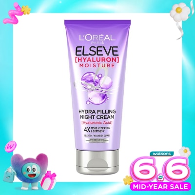 L'OREAL - L'Oreal Elseve Hyaluron Moisture Hydra Filling Night Cream 150ml
